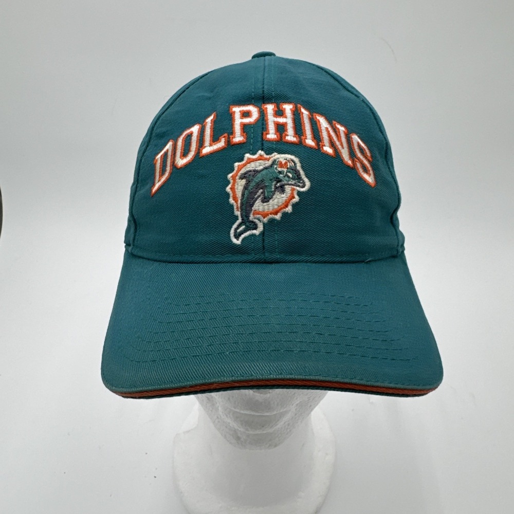Miami Dolphins Puma Hat Teal Orange Adjustable Strapback NFL‎ Baseball Cap